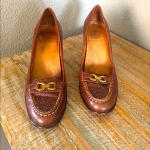 Brown leather Circa Joan&David loafers